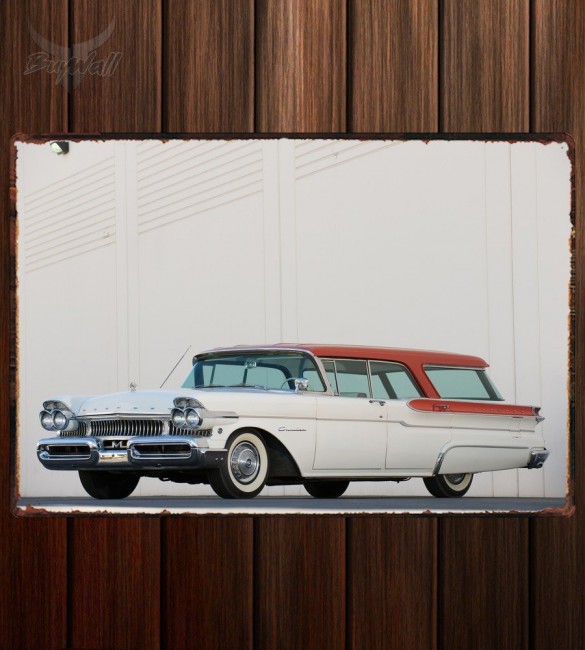 Металлическая табличка Mercury Commuter Station Wagon Металлическая табличка Mercury Commuter Station Wagon